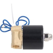 Resim Ximistore9 Brass Normal Closed Solenoid Valve 1/4" Dc12v - Water, Gas, Oil Control With Copper Core Coil 