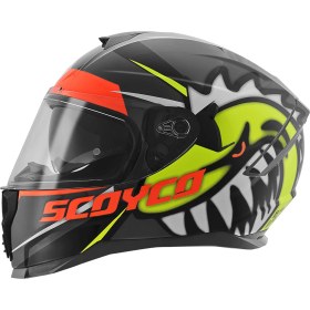 Resim Scoyco Ff-869-Full Face Kask (Shark) 