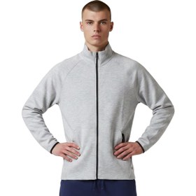 Resim Sportive Elio Full-Zip Erkek Gri Günlük Stil Eşofman Üstü 26YE0001-KML 