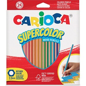 Resim Carioca Supercolor Kuru Boya 24 Renk 