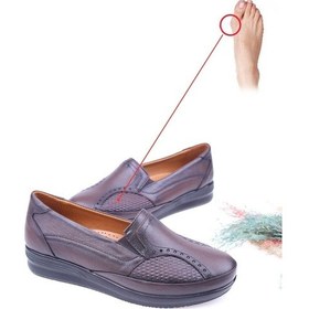 Resim Walkenzo 2505 Kadın Hakiki Deri Ortopedik Ayakkabı 001 