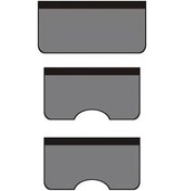Resim 3 Adet / Takım Araba Tamir Çamurluk Bakımı Yıkanmış Deri Koruyucu Ped, Boyut: Büyük Gri 
