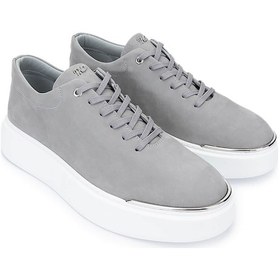 Resim Tamer Tanca Erkek Hakiki Deri Gri Nubuk Sneakers & Spor Ayakkabı 352 22025 Erk Ayk Y25 Grı Nbk Gri 