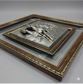 Resim At Figürlü Çerçeveli Duvar Tablosu 