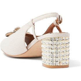 Resim Kurt Geiger Chelsea 60 Blok Topuk Sandalet - Açık Bej 