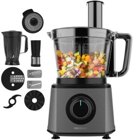 Resim CECOTEC Paprika 1300 Tam Mutfak Robotu, 2000W Güç, Paslanmaz Çelik 