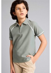 Resim Defacto Regular Fıt Polo Yaka Kısa Kollu Polo Tişört Erkek Çocuk G0952a826smgn1107 Yeşil-gn1107 