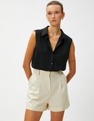 Resim Kolsuz Gömlek Düğmeli 