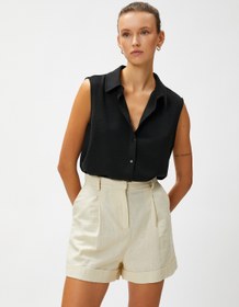 Resim Kolsuz Gömlek Düğmeli 