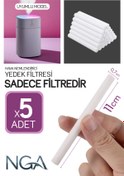 Resim NGA Yedek Filtre Hava Nemlendirici Buhar Makinesi için - Difüzör Yedek Pamuk - 11cm (5 ADET) 