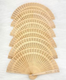 Resim ZEYMERADE Bambu Oymalı Gelin Nedime Yelpazesi, Bride To Be Bekarlığa Veda Partisi Kına Hediye Yelpaze 1 Adet 