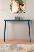 Resim bluecape Esperanza 92x20cm Doğal Masif Ayaklı Mavi Dresuar 