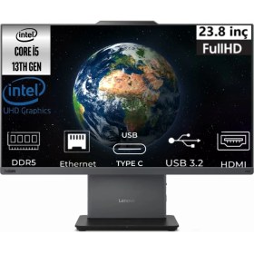 Resim Lenovo Thinkcentre Neo 50A Gen5 I5-13420H 12SC000QTR-02 40GB 512GB UHD Graphics Freedos 23.8" Full Hd All In One Pc 