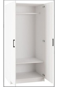 Resim Tdesigno Tdesıgno Aylin Giyinme Dolabı - Çok Amaçlı Dolap - Gardırop 80 Cm Beyaz 
