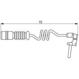 Resim Bosch 1987473057 - Balata Fısı Mercedes W461 W463 W163 W163 