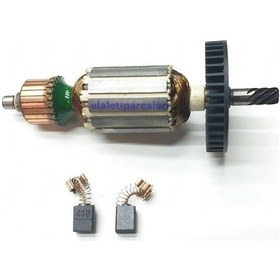 Resim Makita Tipi Fs 2300 Endüvi Rotor Kollektör Ve Kömürü 