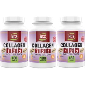 Resim Hidrolize Collagen Tip 1-2-3 Glutatyon Vitamin C 180 X 3 Kutu 