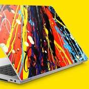 Resim Renkli sıçratılmış Boya Notebook Sticker, Laptop sticker,, Hp Sticker, Asus Sticker, 15.6 inç Sticker 