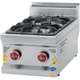 Resim Karacasan Endüstriyel 40 Cm 700 Seri 2 Gözlü Set Üstü Lpg Tüplü Ocak 