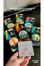Resim Bongardi Coffee Nespresso Uyumlu Alüminyum Kapsül Kahve Brezilya Etiyopya Colombia Guatemala Peru Honduras Blend 