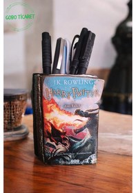 Resim Harry Potter Ve Ateş Kadehi Kitabı Şeklindeki Kalemlik 10 X 8 Cm 