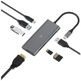 Resim FRISBY FA-7712TC TYPE-C / USB 3.0-HDMI-KART KUYUCU ADAPTÖR 