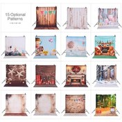 Resim Besthome1 1.5x2m Polyester Arka Plan Perde, Çocuk Noel Desenli, Canlı Renkli, Yenidoğan Ürün Çekimi İçin İdeal 