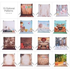 Resim Besthome1 1.5x2m Polyester Arka Plan Perde, Çocuk Noel Desenli, Canlı Renkli, Yenidoğan Ürün Çekimi İçin İdeal 