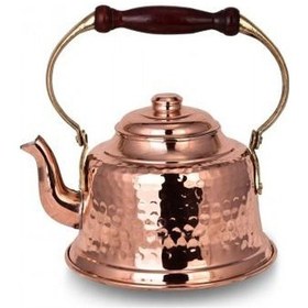 Resim Turna Bakır Maraş Demlik El Dövme Kırmızı Turna1965-1 Bakır 