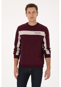 Resim U.s. Polo Assn. Erkek Plum Sweatshirt 50316354-vr177 New Plum 