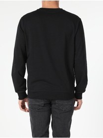 Resim Colin's Regular Fit Siyah Erkek Sweatshirt CL1055788_Q1.V2_BLK 