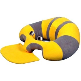 Resim Dzgn Home Bebe Yatmaz Bebek Oturma Destek Minderi Sarı Gri 