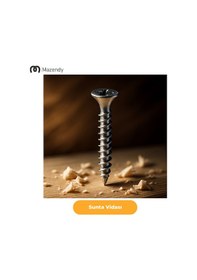 Resim Sunta Vidası Galvanizli 3,5x16 Mm 100 Adet - 