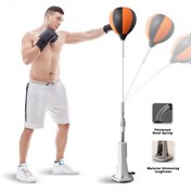 Resim Yüksek Kaliteli İç Mekan Boks Reaksiyon Topu Güçlü Vantuzlu - Ayarlanabilir 137.16cm-160.02cm Hız Topu Yetişkin Antrenman ve Fitness için 
