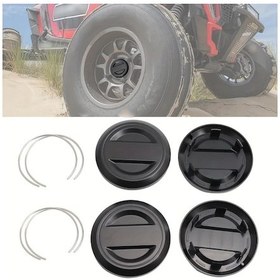 Resim Chuangyinshop Siyah 4 Adet Polaris Rzr 1000 Xp Turbo Xp 4 Ranger 2017 2025 Jant Kapakları 