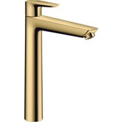 Resim Hansgrohe Talis E Tek Kollu Lavabo Bataryası 240 MM Kumandalı Altın 71716990 