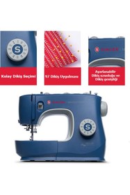 Resim Singer M3335 Making The Cut Dikiş Makinesi Mavi 
