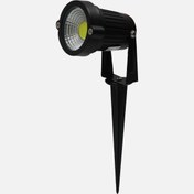 Resim Erk 7W Metal Kazıklı Çim Armatürü Yeşil Işık 