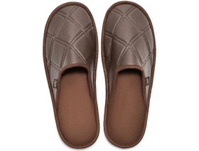 Resim Twigy Zico Erkek Ev Terliği Kahverengi 41/46 