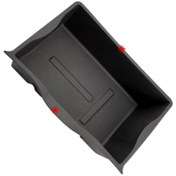 Resim Polham Tesla Model Y Için 35x23cm Koltuk Altı Saklama Kutusu, Şişe, Şemsiye, Ayakkabı Için Organizer 