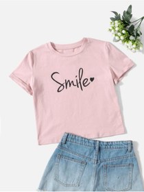 Resim Keywest Kids Smile Baskılı Unisex Çocuk T-shirt - Kız Erkek Çocuk T-shirt 