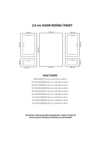 Resim Diecor Dekoratif Boyanabilir Montaja Hazır 2.5 Cm Şahane Duvar Çıtası Tasarımı 2,5 Cm Model:xa271 