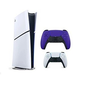 Resim Sony Playstation 5 Slim Dijital + 2. Mor Dualsense PS5 Kol (İthalatçı Garantili) 