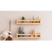 Resim Babyroomstore Ahşap Montessori Raf Bebek Çocuk Odası 2Li Raf 7695336369304 