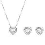 Resim Swarovski SWR5720849 Kalpli Kadın Kolye ve Küpe Seti 