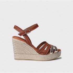 Resim Sandalet Kadın Octavia Toni Pons Platinum-tan Platinum-tan Bej - Kahverengi 