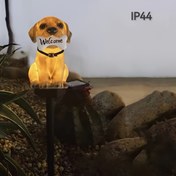 Resim Güneş Enerjili Köpek Kemik Şeklinde LED Işık - Dış Mekan Bahçe ve Çim Dekorasyonu ile "Hoş Geldiniz" Tabelası, Yolları, Verandaları ve Bayramlık Dekoru için Sıcak Sarı Aydınlatma, Güneşli Bahçe Dekoru 