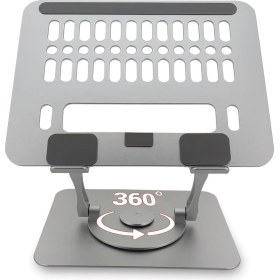 Resim Storemax ZR-516 Alüminyum Taşınabilir 360 Derece Dönebilir Katlanabilir Laptop Standı 