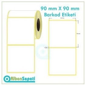 Resim Manav Kunye Etiketi 90x90 Karton 250 Sarım 1 Rulo 