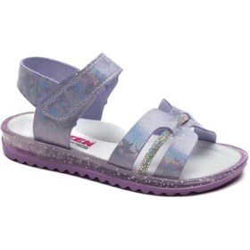 Resim Arzen Bebe Kız Çocuk Sandalet Gümüş Lila Gümüş - Lila 